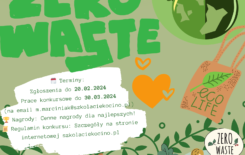 Więcej o: Konkurs ZERO WASTE – Ekologiczna Twórczość!