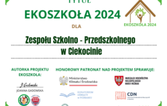 Więcej o: Ogólnopolski Projekt Ekologiczny Eko – szkoła